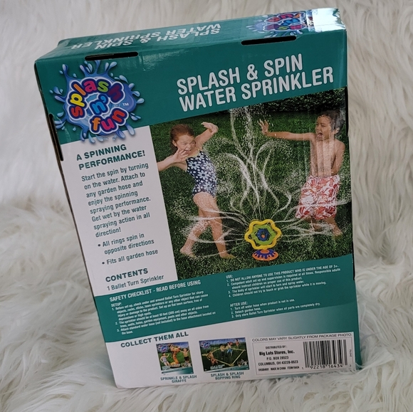 Splash N Fun Splash & Spin Water Sprinkler - Picture 4 of 4